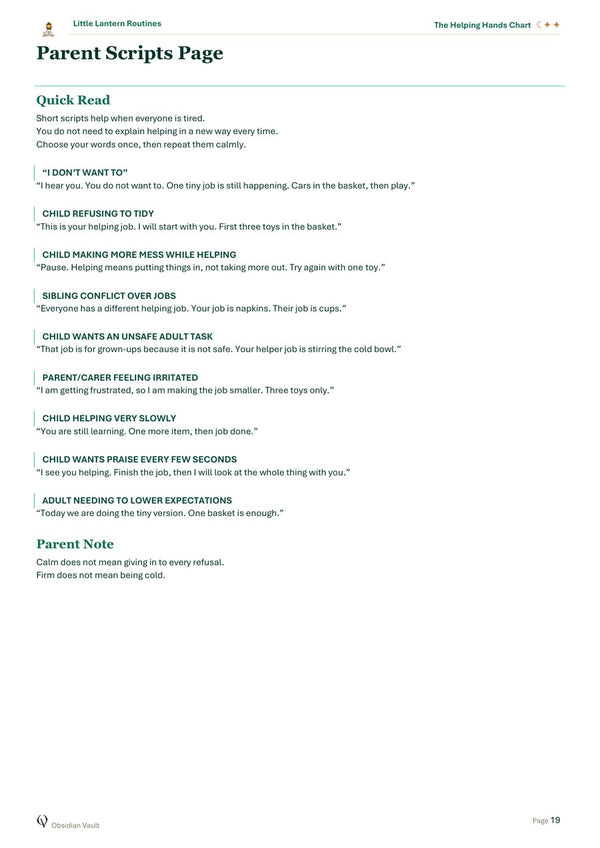 Tiny Jobs Menu